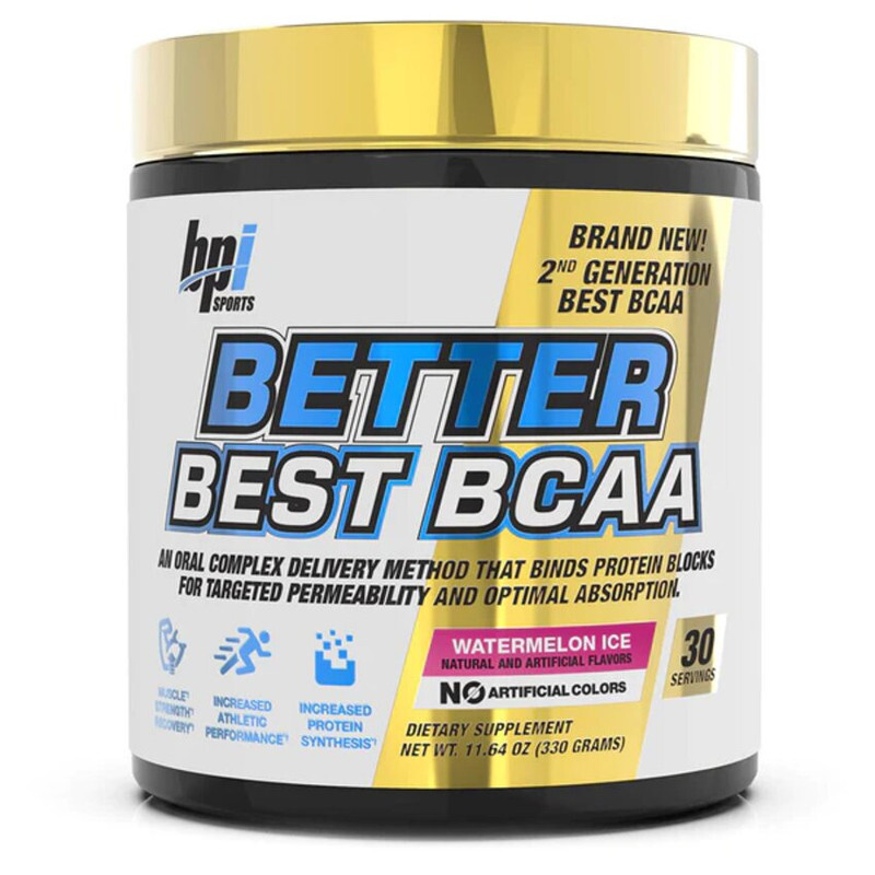 BPI SPORTS أفضل نكهة ثلج البطيخ BCAA 330 جم 30 حصة