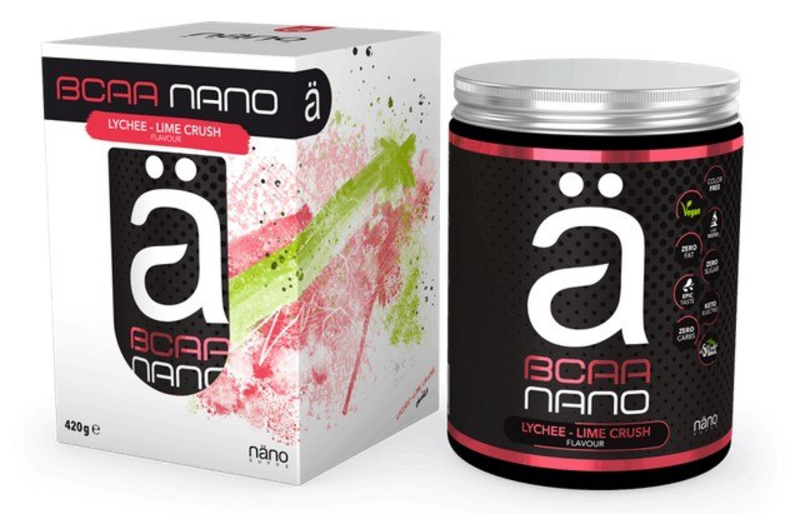 

Nano Supps BCAA NANO, Lychee Lime Flavor, 420g