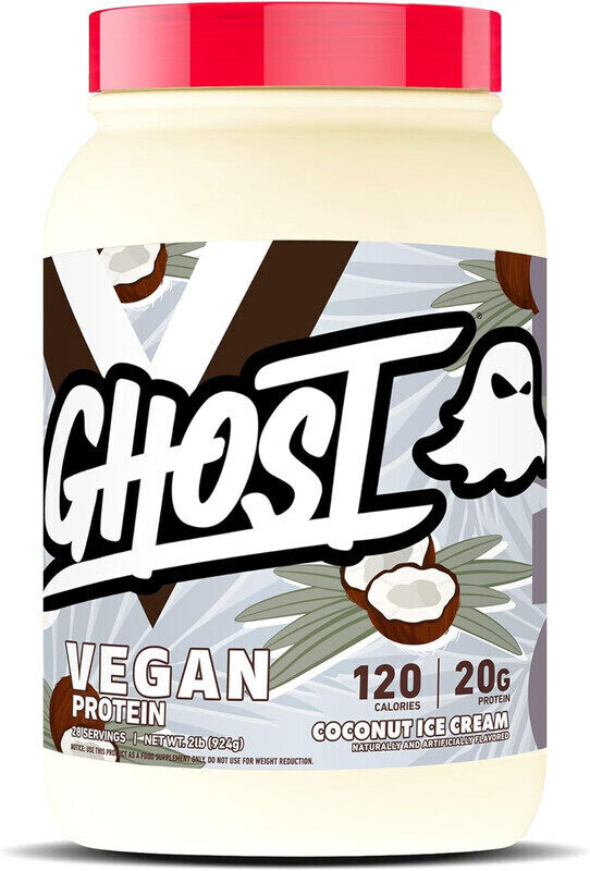 

Ghost Vegan Protein 924g, Coconut Ice Cream Flavor, 28 Serving