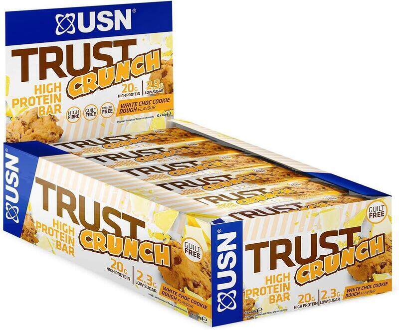 

Usn Trust Crunch High Protein Bar White Chocolate Cookie Dough 60g Pack of 12