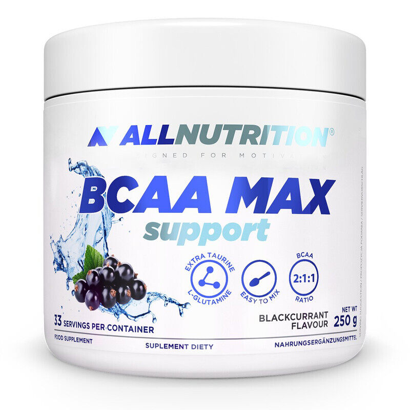 

ALLNUTRITION BCAA MAX Support Blackcurrant Flavor 250g 33 Serving