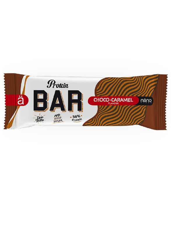 Nano Supps Protein Bar Choco Caramel Flavor 55g