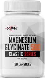 XPN Magnesium Glycinate 500 Classic Series, 120 Capsules, 120 Serving, 150g