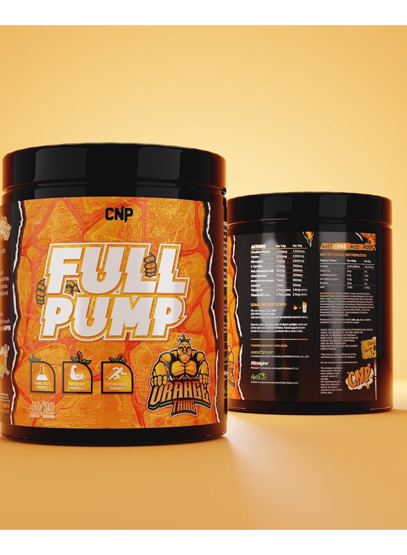 CNP Full Pump Pre-workout 300g Orange Thing Flavor