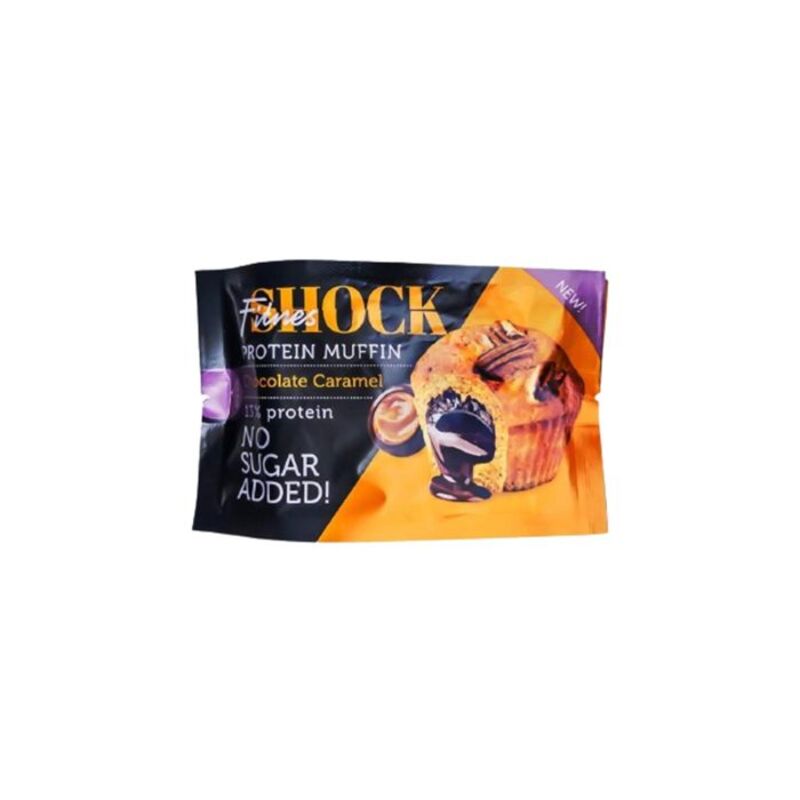 Fitness Shock Protein Muffin Chocolate Caramel Flavor 50g