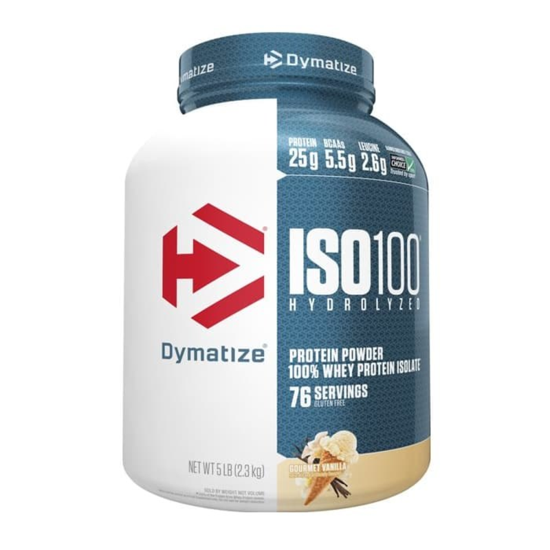 

Dymatize ISO100 Hydrolyzed, Gourmet Vanilla Flavor, 2.3 Kg, 76 Serving