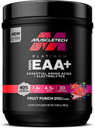 Muscletech Platinum 100% EAA+ 393g Fruit Punch flavor 30 Serving