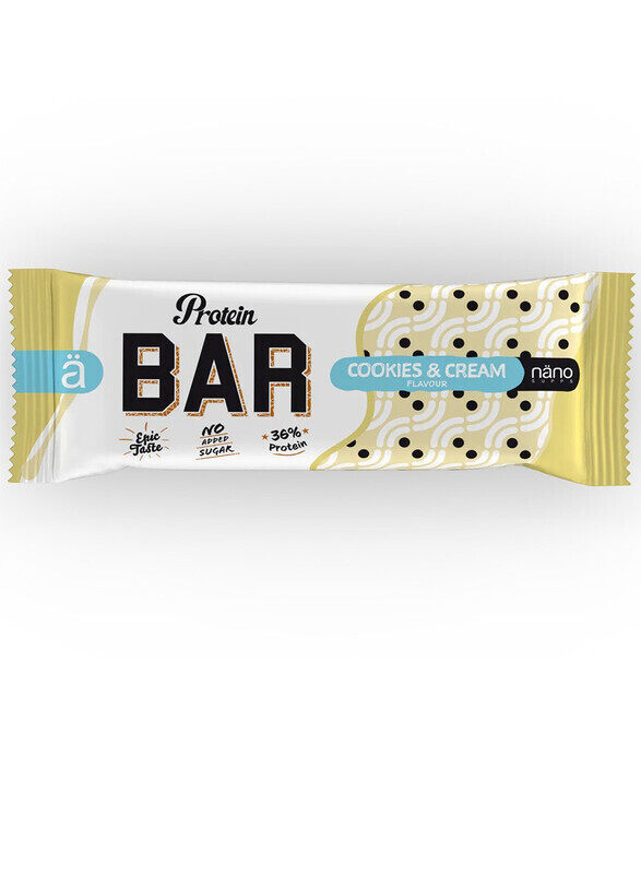 

Nano Supps Protein Bar Cookies & Cream Flavor 55g
