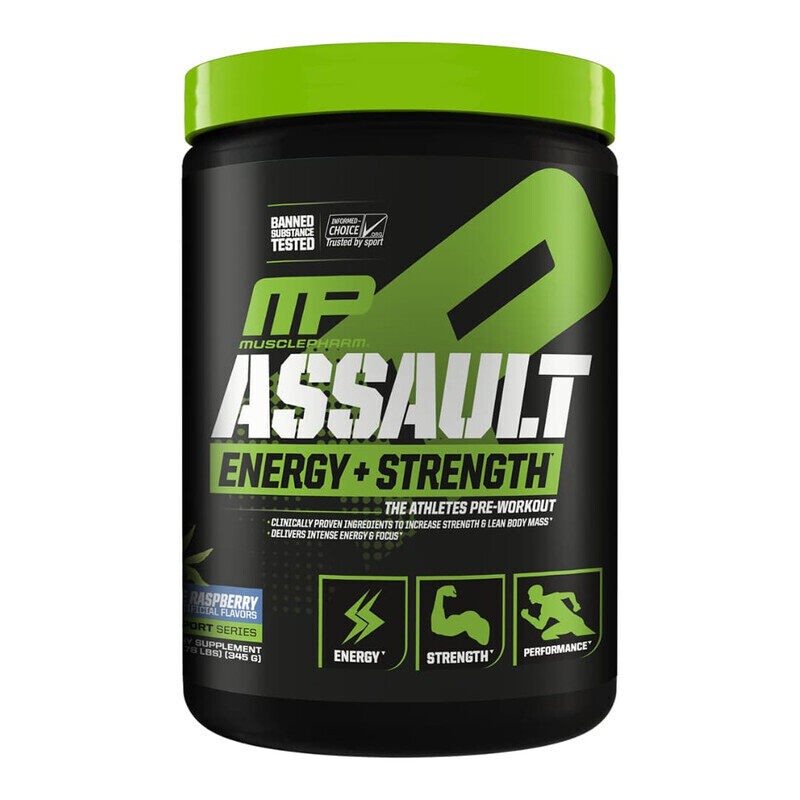 

MusclePharm Assault Energy Strength 345g Blue Raspberry 30 Serving