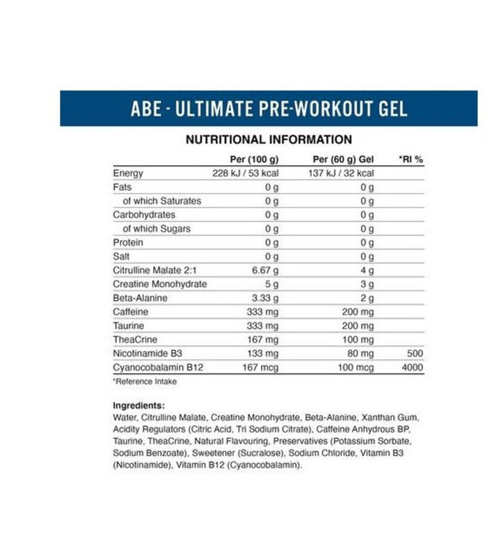 Applied Nutrition ABE Ultimate Pre-workout Gel Candy Ice Blast Flavor 60g