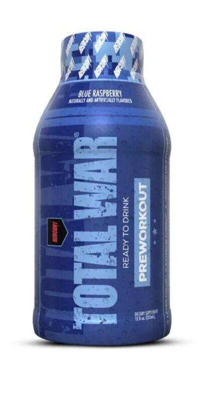 Redcon1 Total War Pre Workout Drink, 355ml, Blue Raspberry