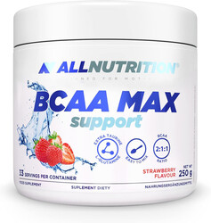 ALLNUTRITION BCAA MAX Support Strawberry Flavor 250g, 33 Serving