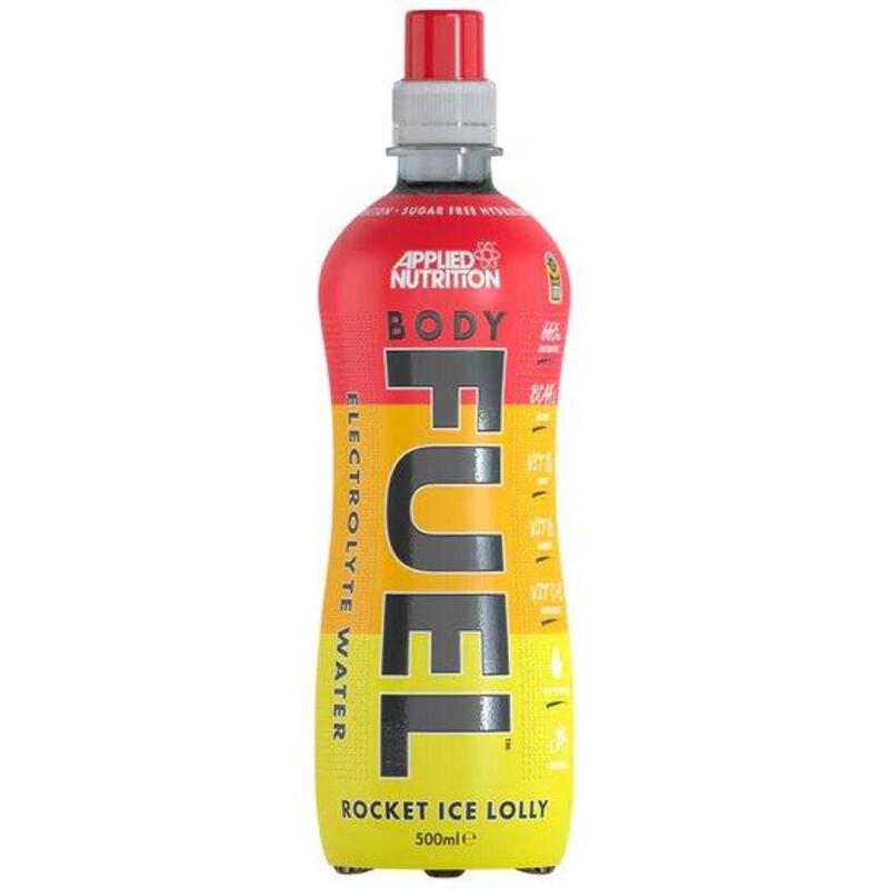 Applied Nutrition Body Fuel Electrolyte Water with BCAAs and Vitamins, Rocket Ice Lolly, 500 ml