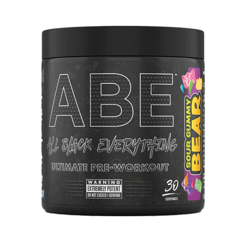 

Applied Nutrition ABE Ultimate Pre-Workout 375g, Sour Gummy Bear Flavor, 30 Serving