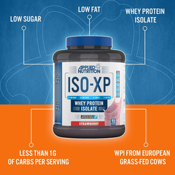 Applied Nutrition ISO-XP 100% Whey Protein Isolate, Delicious Strawberry, 1.8 Kg