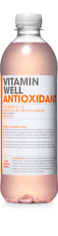 

Vitamin Well Antioxidant, Peach, Vitamin C + E Selenium + Manganese, 500ml