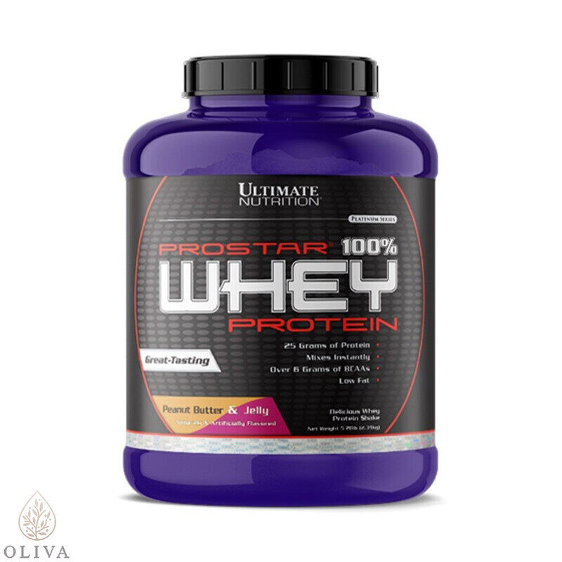 

Ultimate Nutrition Prostar 100% Whey Protein 2.39kg Peanut Butter & Jelly Flavor