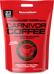  MuscleMEds Beef Protein Isolate Carnivor Coffee, 924g, 2.04 Lbs, 28 Serving