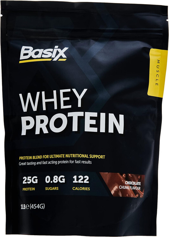 Basix Whey Protein 1Lbs, Chocolate Chunk Flavor