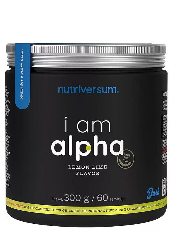 

Nutriversum I am alpha 300g Lemon lime Flavor