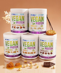 ALL NUTRITION Vegan Protein, Vanilla Blackcurrant Flavor, 500g, 17 Serving