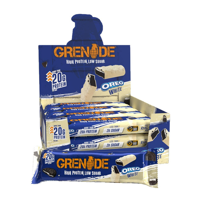 Grenade Hi Protein Bar Oreo White Flavor 60g Pack of 12