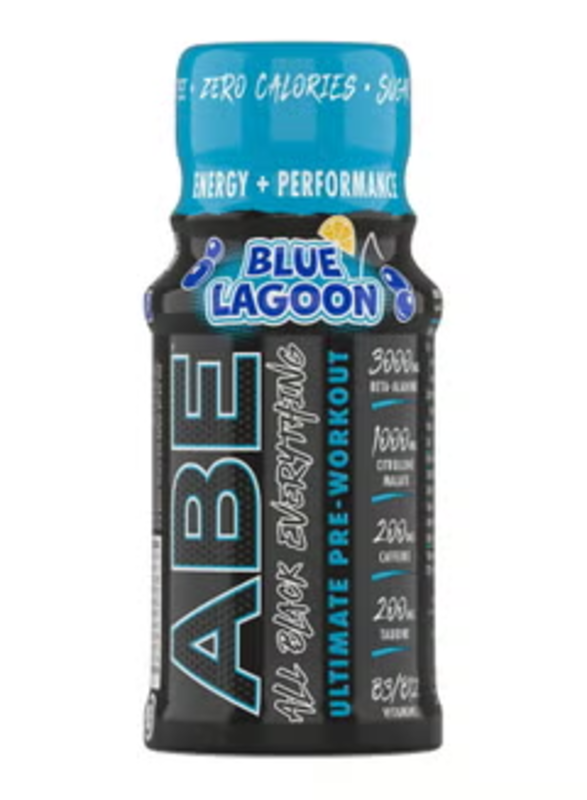 

Applied Nutrition ABE Ultimate Pre-Workout 60ml Shot, Blue Lagoon Flavor