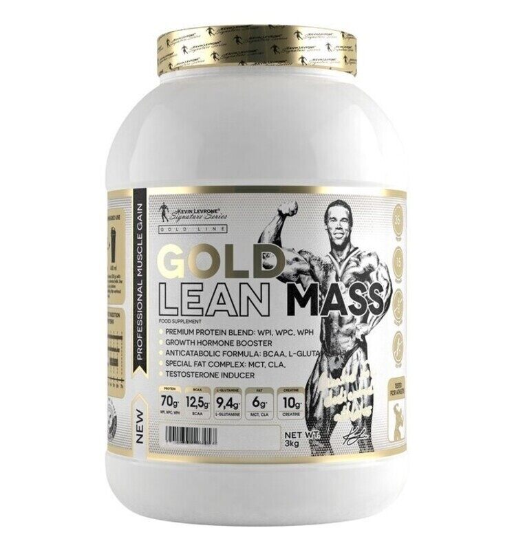 

Kevin Levrone Gold Lean Mass 3kg Snikers Flavor 15 serving