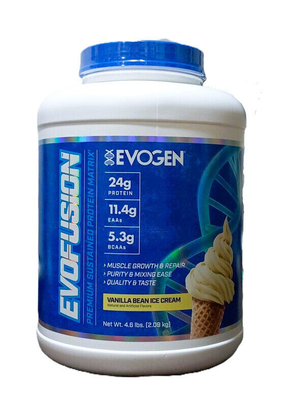 

Evogen Nutrition Evogen Evofusion 4.6Lbs Vanilla Bean Ice Cream Flavor 60 Serving