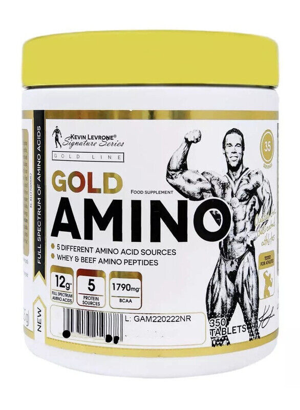 

Kevin Levrone Gold Amino 350 Tablets, 10 Serving