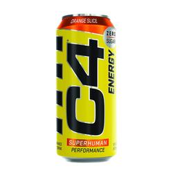 Cellucor C4 Energy, Zero Sugar, Pre Workout Drink, Orange Slice, 473ml