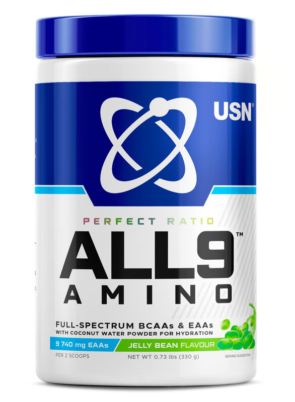 ALL9 Amino 330g Full Spectrum BCAA Jelly Bean Flavor