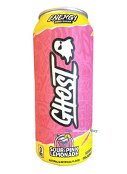 Ghost Energy Zero Sugar RTD 473ml, Sour Pink Lemonade Flavor