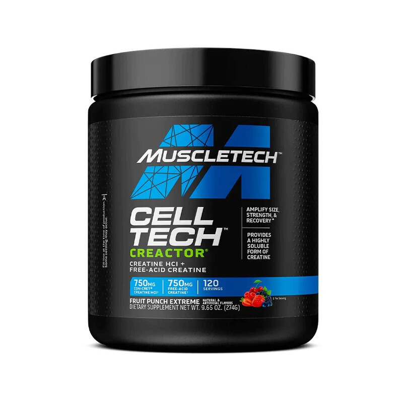 

MUSCLETECH Cell Tech Creactor 120 Servings Fruit Punch 274g