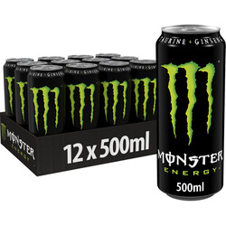 Monster Energy Rtd Drink 500ml Energy Flavor Pack of 12