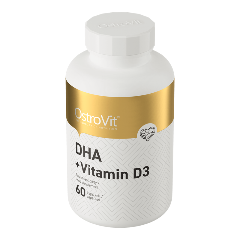 Ostrovit DHA+Vitamin D3, 60 Capsules, 30 Serving, 80g