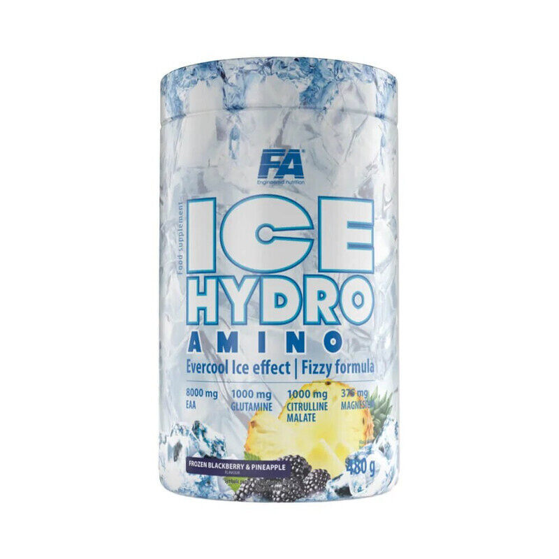 

FA Engineered Nutrition Ice Hydro Amino 480g Frozen Blackberry-Pineapple Flavor