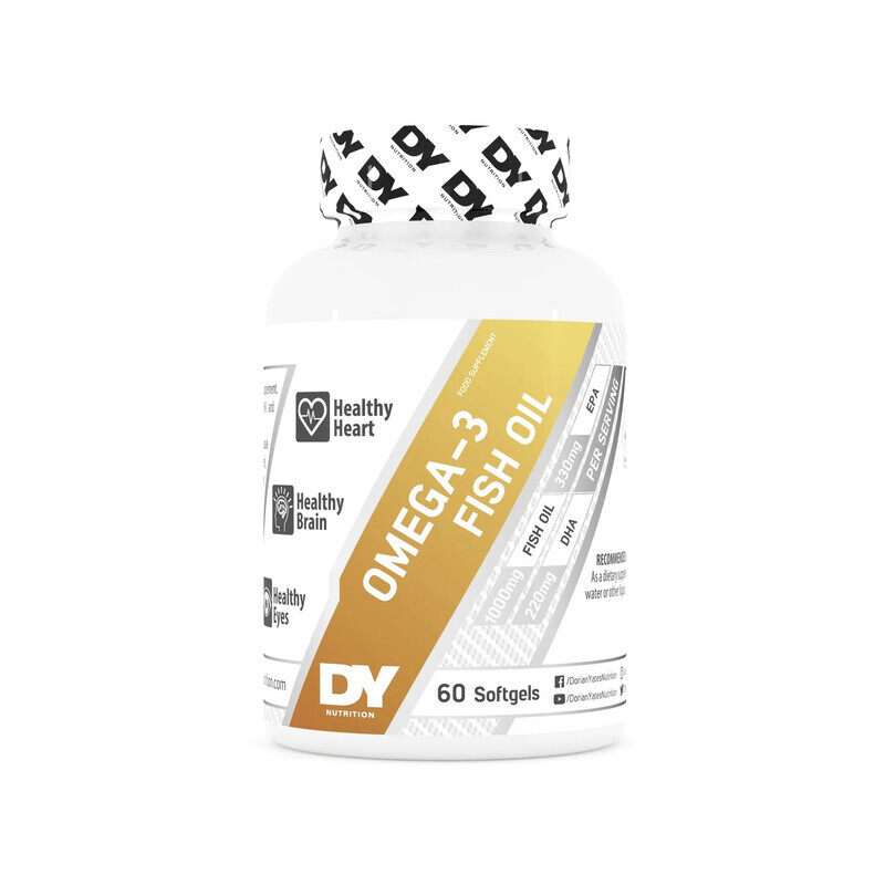 

DY NUTRITION OMEGA-3 FISH OIL 60 SOFTGELS