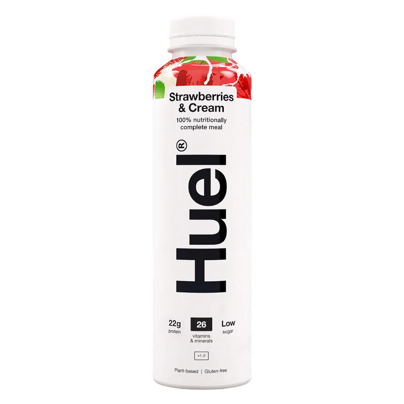 Huel Complete Meal Protein Milkshake Strawberries & Cream Flavor 500ml