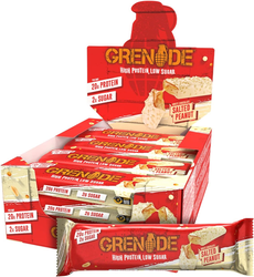 Grenade High Protein Bar Salted Peanut Flavor, Pack of 12