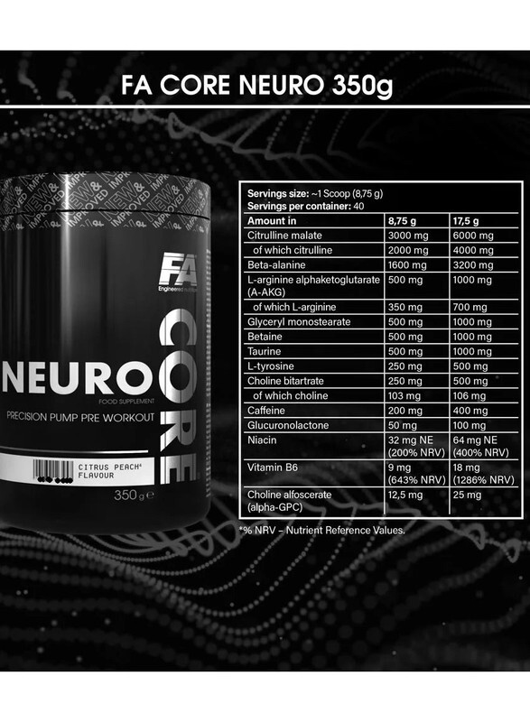 Neuro Pre Workout 350 gram Lychee Flavor