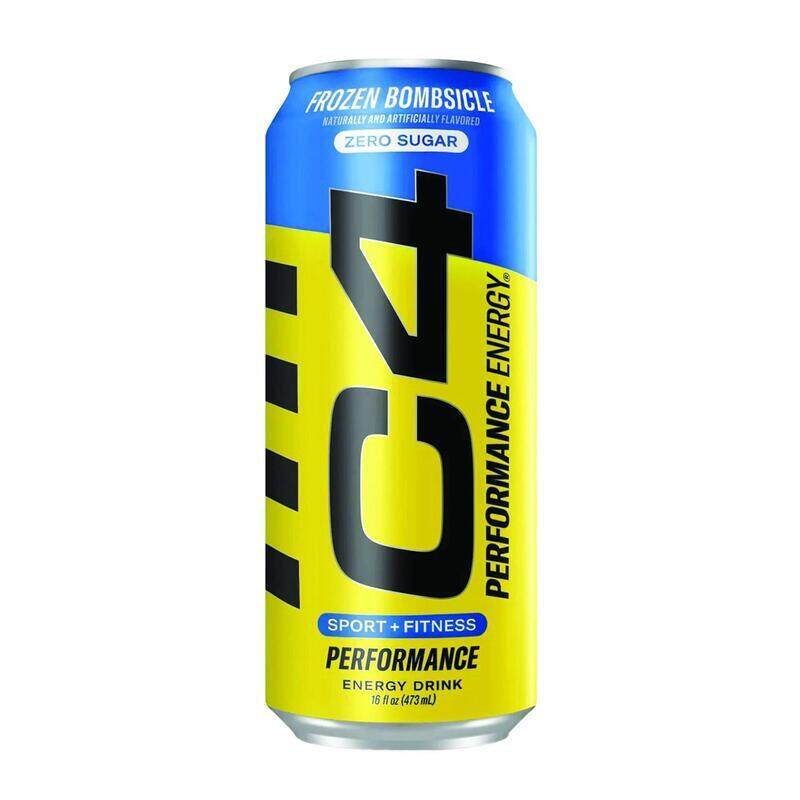 

Cellucor C4 Energy, Zero Sugar, Pre Workout Drink, Frozen Bombsicle, 473ml