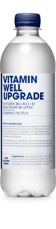 Vitamin Well Upgrade, Lemon/Cactus, Vitamin B12 + D Magnesium + Zinc, 500ml