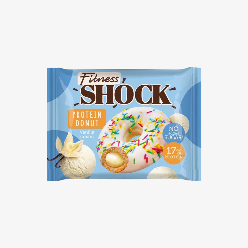 Fitness Shock Protein Donut Vanilla Cream Flavor, 70g