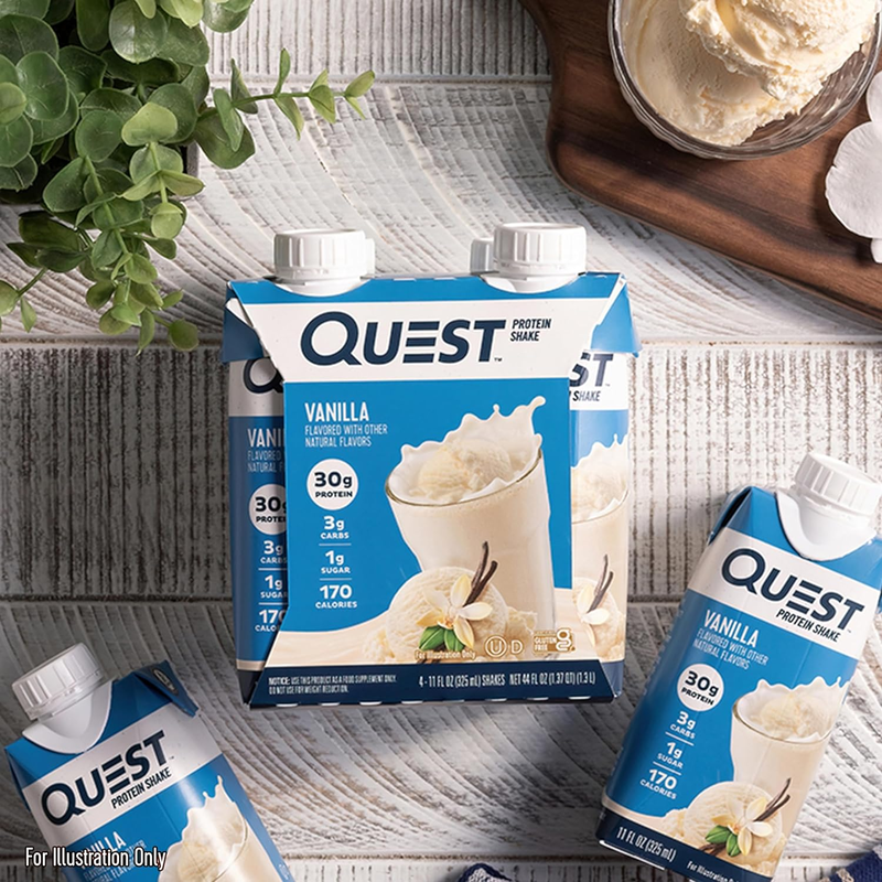 Quest Protein Shake Vanilla Flavor 325ml Pack of 12