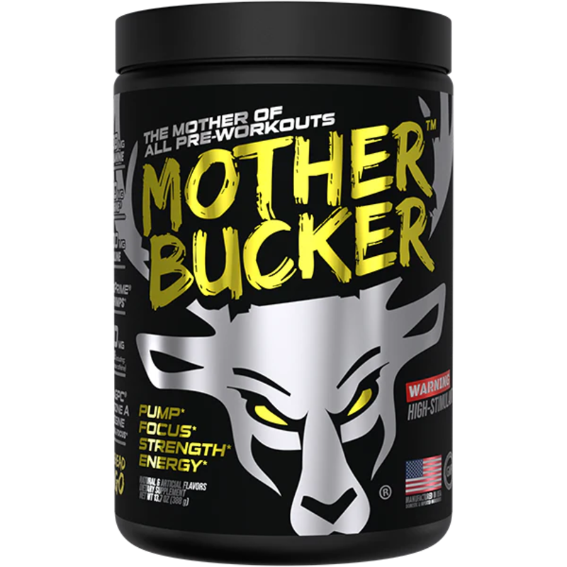 

Das Labs Mother Bucker Pre Workout 20 Servings Musclehead Mango 394g