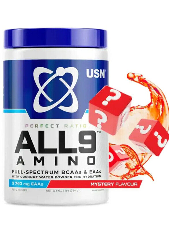 

USN ALL9 Amino 330g BCAA EAA Mystery Flavor