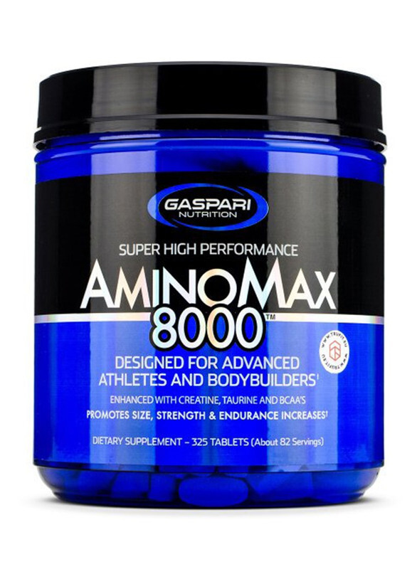 Gaspari Nutrition AminoMax 8000 325 Tablets, 82 Serving