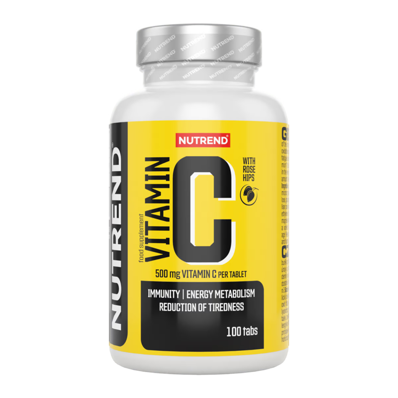 

Nutrend Vitamin C 500mg, 100 tabs, 80g