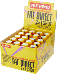 Nutrend Fat Direct Pre-workout 2in1 Shot, 60ml Pack of 20